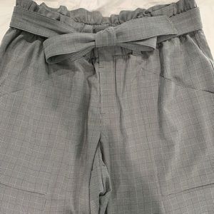 Athleta Skyline Pant Black Plaid Size 8
